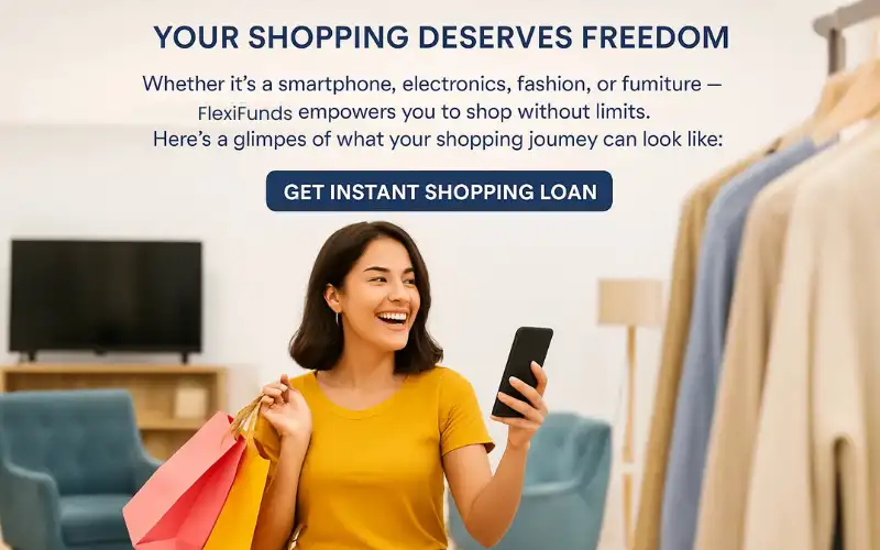 Get Instant Shopping Loan at FlexiFunds